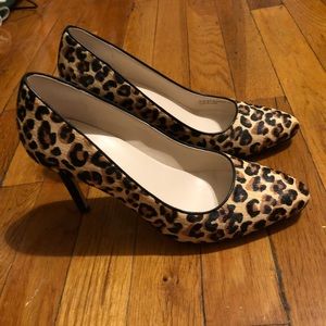Cole Haan pump ocelot haircalf